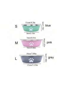 Large Capacity Pet Bowl, Stainless Steel Anti-Spill Cat Dog Food Bowl, For Medium/Large Pets, Anti-Slip Anti-Bite, Easy To Clean (Note: The Product May Have Minor Scratches Due To Friction During Transportation, Which Is A Normal Phenomenon And Does Not Affect The Normal Use And Function Of The Product. We Are Always Committed To Providing High-Quality Products, Thank You For Your Understanding And Support!)