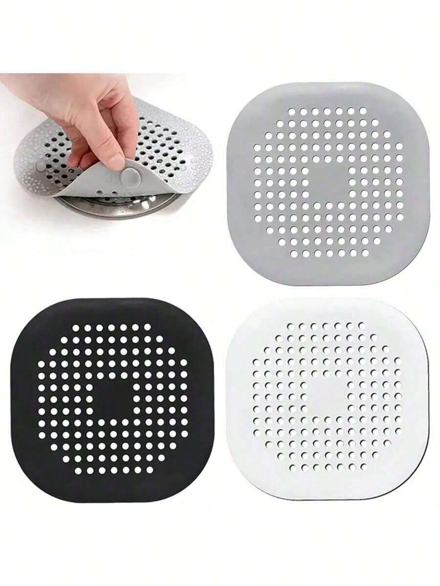 1 pieza Filtro de cabello de silicona y tapón de drenaje para bañera y ducha - Evita obstrucciones y olores