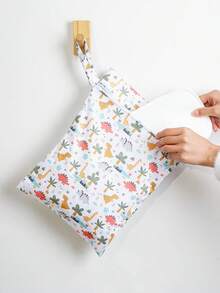 1PC Wet Dry Bags For Baby Cloth Diapers&Breast Pump Part Organizer For Swimsuit Wet Clothes - Multicolor - View 2