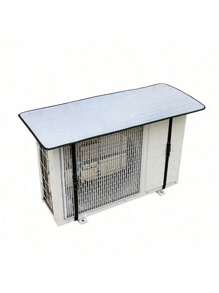 1/2pcs Air Conditioning Outdoor Unit Heat Insulation Pad, Appliance Box Sunshade Rain Snow Cover, Aluminum Foil Insulation A/C Sunscreen Cover