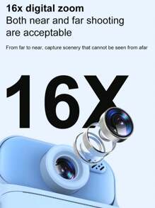 New Instant Camera Digital Camera, Mini Printing Camera Toy High Definition Printing Camera, Best Gift Choice For Christmas, Birthday, Graduation Season (Come With 1 Roll Of Printing Paper)