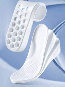 1 paio di solette invisibili ammortizzanti ed elastiche per aumentare l'altezza da 1 cm a 6 cm, adatte per stivali, scarpi sportivi e vari tipi di scarpe, unisex