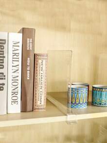 6 separadores de estantes de armario, separadores de estantes transparentes para armario, separadores de estantes para dormitorio, cocina y oficina - 6 unids/set - Ver 7