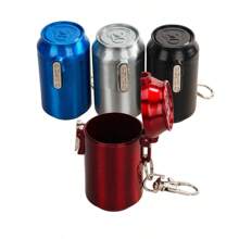 1 Stück Aschenbecher-förmiger Schlüsselanhänger aus Zinklegierung, kreatives, miniaturisiertes, tragbares Raucherzubehör, unisex Anhänger, Raucherzubehör