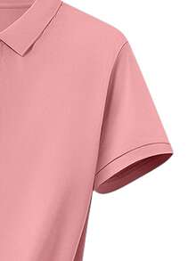 Summer Men's POLO Shirt, Made Of Quick-Drying Material, 3D Tailoring, Fit And Slim, Suitable For Business And Leisure, It Is The Best Gift For Men - Pink - View 5