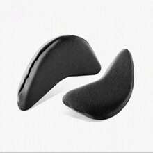 2 piezas Tapones para dedos de los pies con almohadilla de esponja Almohadilla antideslizante para tacones altos Almohadilla gruesa contra el dolor para hombres y mujeres Media talla adicional Almohadilla para los pies