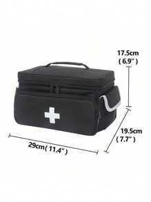 1pc Hot Selling First Aid Kit Multi-Function Multi-Pocket Storage Bag Medicine Bottle Storage Bag First Aid Medical Box Portable Medical Tool Kit Travel Medicine Bag