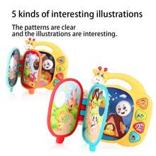 Livres de musique d'apprentissage pour tout-petits de 1 à 3 ans, livres sonores pour bébés avec touches lumineuses, 3 modèles, jouet musical de développement éducatif précoce, cadeau de jouets interactifs pour bébés de plus de 12 mois