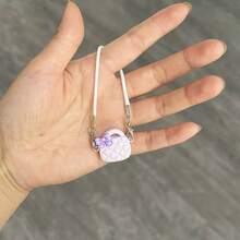 Doll House Accessories, Mini Realistic Model Milk Bottle Microscape Food Doll, OB11 Scene Accessories Hanging Ornament, Doll Small Accessories, Mini Milk Bottle Keychain Pendant Doll Decoration, Learning Scene Photo DIY Decorative Accessories, Random Color Miniature Figurine Decoration For Phone, Bag - Flower Bags - View 10