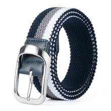 1 pièce Ceinture élastique à double couche rayée pour hommes, sans boucle requise, ceinture de golf en PU décontractée et , accessoire d'été 2025 pour les festivals de musique, les tenues décontractées scolaires, les affaires, les petits amis, les maris, les pères, les hommes. Convient pour le port quotidien, la mode, les adolescents, les activités extérieures, les vacances, le sport, les voyages, le style bohème, l'automne vintage, l'automne-hiver. Convient pour les adolescents, les jeunes, les hommes, les tenues décontractées, les activités extérieures, les vacances, les cadeaux de remise des diplômes, les anniversaires, le port quotidien. - 3521-TS - Voir 18