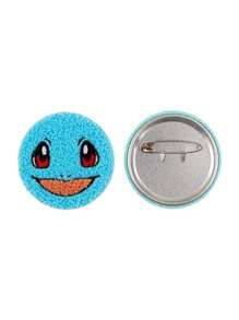 Set de 4 insignias de metal estilo anime Pika Genger - Prendedor de hierro, insignia coleccionable, decoración para bolsas - Para fans de anime y manga, regalo único para coleccionistas
