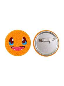 Set de 4 insignias de metal estilo anime Pika Genger - Prendedor de hierro, insignia coleccionable, decoración para bolsas - Para fans de anime y manga, regalo único para coleccionistas