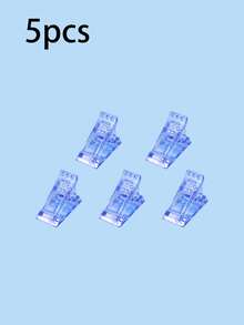 10/5/3/1pc Fixing Clip Set, Nail Extension Gel Mold, For Rapid Forming Gel, Crystal Extension Gel False Nail Mold Fixing Clip, DIY Nail Art Tools