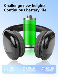 Gerripuer 全封闭式无线耳机，5.3智能芯片，Hi-Fi音质，360°环绕声，双连接，防抖，超长续航，时尚无线耳机