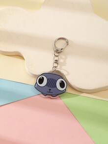 1 Pc Acrylic Cute Cartoon Cute Big Head Dandy'S World Purple Video Game Theme Keychain Pendant Backpack Ornament/Bag Accessories/School Bag Accessories/Purse Pendant/Friend's Gifts Car Accessories Bag Charm Backpack For School Goth Y2k - Multicolor - View 30