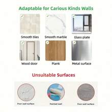 1pc Ice Texture Bathroom Square Shelf, Wall Mounted Transparent Storage Rack For Vanity, Shower Room, Kitchen, No Drilling Required Back To School