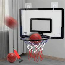 Indoor Children's Safety And Fun Games Children's Home Sports Basketball Set Wall Bracket Non Perforated Basketball Frame