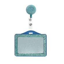 1 件彩色水钻 ABS 塑料伸缩简易挂钩、证件夹、皮带夹、水晶徽章挂绳、渔网项链、新手机挂绳学校用品、返校 - 彩色 - 查看 15