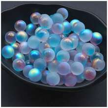 40/80/120 Pcs Starry Sky Glass Marbles Glass Ball Colorful Glass Marbles Decor Vase Filler Fish Tank Home Decor DIY Jewelry Accessories 12mm