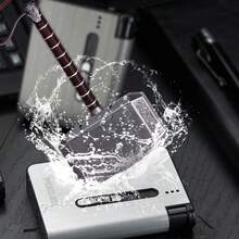 10 槽自动弹出式烟盒，内置打火机，便携式防潮抗压烟盒 - 彩色 - 查看 6