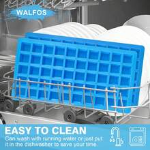 1pc Mini Square-Terrace Silicone Chocolate Molds 50 Cavities - Walfos Non Stick Silicone Candy Molds, Silicone Molds For Chocolate, Candy, Gummy, Jelly, Ice Cubes, & Dishwasher , 1 Packs - Multicolor - View 5