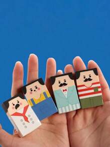 1PC Bald Head Erasers – A Set Of Quirky, Cartoon-Style Novelty Erasers Designed To Add Fun To Your Stationery Collection. Shaped Like Bald Heads, These Playful Erasers Are Not Only Functional Writing Tools But Also Eye-Catching Conversation Starters.