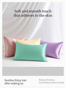 WANMEI 100%桑蚕丝枕套，呵护秀发和肌肤，柔软顺滑，双面优质蚕丝面料，隐形拉链设计，缎面质感，超级柔软凉爽，男女皆宜，是开学季或旅行/度假的理想礼物。