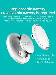 苹果AirTag定位器适用于老人钱包钥匙宠物防丢追踪器全球GPS定位追踪器迷你追踪定位器（仅兼容苹果手机） - 彩色 - 查看 5