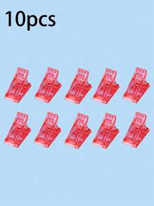 10/5/3/1pc Fixing Clip Set, Nail Extension Gel Mold, For Rapid Forming Gel, Crystal Extension Gel False Nail Mold Fixing Clip, DIY Nail Art Tools