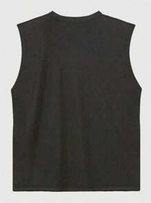 Set de 3 camisetas deportivas casuales para hombres, de tela de punto ligera y transpirable, cuello redondo sin mangas, adecuadas para el gimnasio y el uso casual