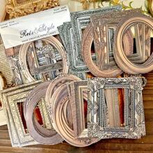 30 Stücke Retro Ästhetik Sammelalbum Papier 4,3 Zoll * 5,9 Zoll Muster einseitig Sammelalbum Decoupage Papier Block für DIY Basteln Journaling Scrapbooking Zubehör Geschenkverpackung Albumkunst dekorativer Bastelpapier