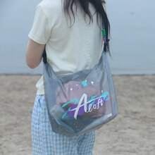 Transparent Waterproof Fashion Backpack Organizer Bag, Luggage Packing Cubes For Clothes, Swimwear, Cosmetics, With Strap, Large Capacity For Outdoor Travel And Toiletries, Waterproof Clear Backpack, Casual Style For Outdoor Sports Or Travel Convenience, School Backpack