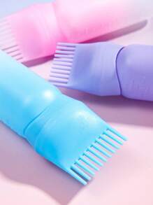 Bottiglia applicatore per tintura per capelli degradante da 160 ml con punta a pettine - strumento di precisione per colorazione dei capelli e trattamento del cuoio cappelluto - bottiglia per tintura multiuso con scala graduata per l'applicazione di oli