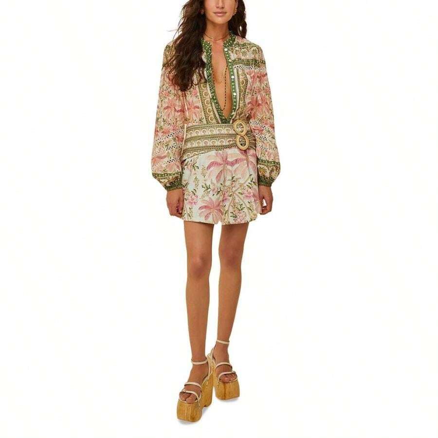 FARM Rio Palm Dream Blouse