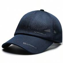 1 Stück Herren Baseballkappe aus atmungsaktivem Mesh, einstellbarer Outdoor-Sonnenhut für Frühling/Herbst, geeignet für Reisen, Strand, Party