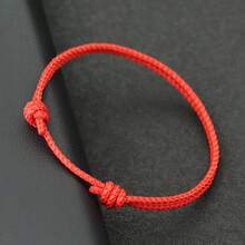 diffone 2mm Milan Rope Handmade Red String Bracelet Simple Men Adjustable Braided Cord Bracelet For Armband Jewelry - Minimalist Bracelet Style - View 1