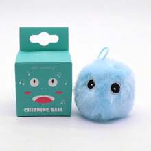 Juguete de peluche interactivo con pelota para gatos - Juguete de entrenamiento divertido con sonido chirriante para mascotas