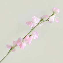 Set de 5 piezas/3 piezas/1 pieza Arreglo de flores artificiales, pieza central decorativa con flor de guisante artificial vibrante con toque realista, corona DIY para boda y fiesta, decoración floral para el regreso a clases