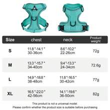 Arnés de paseo para gatos con tela suave con motivo de gatos, arnés ajustable para gatos con tiras reflectantes, chaleco transpirable para gatos para pasear al aire libre