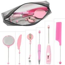 DIY Hot-Selling Accessories Set Box Pen Bag DIY Makeup Mirror Bead Pen Keychain Tool Set Box - 1pc - View 12