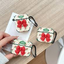 Flower Fresh Minimalist Style Bluetooth Earphone Protective Case, Compatible With Airpods 1/2/3/4/Pro/Pro2, Lightweight And Convenient