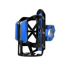 1pc Dual-Color Adjustable Motorcycle Bicycle Cup Holder, Aluminum Alloy Drink Bottle Rack Fit For Motorcycle, Electric Bicycle, Universal Adjustable Size And Angle