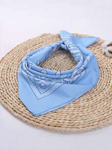 1 chiếc khăn vuông thời trang họa tiết Paisley dành cho nữ, có thể dùng làm khăn trùm đầu, khăn quàng cổ, phụ kiện tóc, phụ kiện phong cách denim, phù hợp cho trang phục trang trọng. - Nhiều màu - Xem 18