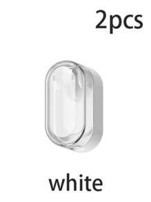 Bathroom Toothbrush Holder For Home Use, Wall-Mounted Minimalist Dustproof Toothbrush Hanger Without Drilling, With Automatic Closing Cover,Toothbrush Storage Shelf,Simple Portable Organiser For Bathroom,Dustproof Toothbrush Organiser With Cover Back To School