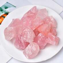 1/3/5 Piezas de Amatista, Cuarzo Rosa Cristales Curativos Brutos - Piedras Naturales Crudas para DIY Accesorios, Sanación de Reiki, Wicca, Brujería, Pulido, Cabujón, Fuentes, Decoración