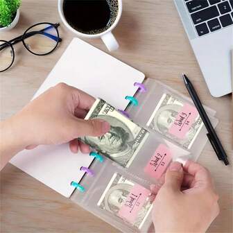 1pc 52-Week Money Saving Challenge Reusable Budget Binder With 18 Self-Seal Cash Envelopes, Budget Planning And Savings Organizer, Ideal For Birthday, Holiday, Christmas Gifts, And Family Savings Essentials,Back To School,School Supplies,Savings Plan,Biweekly Savings Plan,10000 Savings Plan,Savings Strategy