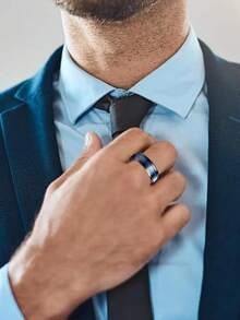 Milacolato 3 Fidget Rings Men Stainless Steel Spinner Ring Black Cool Twisted Chain Anxiety Rings Celtic Dragon Band Ring Beer Bottle Opener Rings Wide Band Ring 8mm Wide - Black - View 3