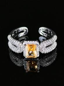 MOONSO Exquisiter hochwertiger einzigartiger Damenring, elegant für Bankette, Partys, Feiertage, Jahrestage, hochwertig als Geschenk, R8413