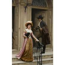 1 Pieza Impresión de arte en lienzo con marco opcional "Accolade por el Caballero Medieval" para decoración de pared de la sala de estar, póster vintage con marco reutilizable