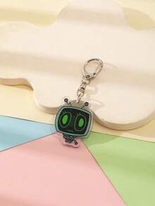 1 Pc Acrylic Cute Cartoon Cute Big Head Dandy'S World Purple Video Game Theme Keychain Pendant Backpack Ornament/Bag Accessories/School Bag Accessories/Purse Pendant/Friend's Gifts Car Accessories Bag Charm Backpack For School Goth Y2k - Multicolor - View 21